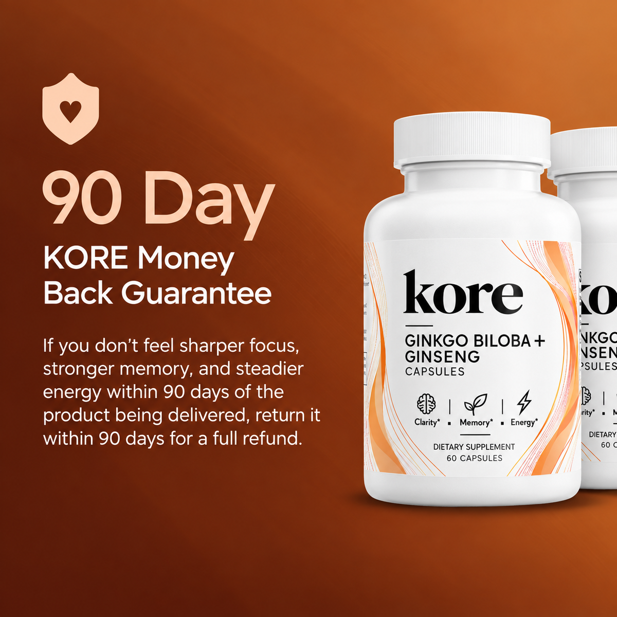 Ginseng + Ginkgo Biloba Capsules